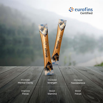 Shilatine - Honey & Shilajit Travel Sticks