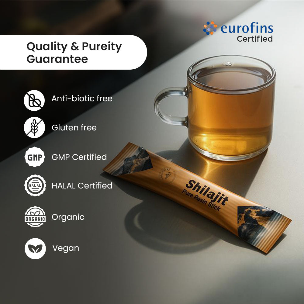 Shilatine - Honey & Shilajit Travel Sticks